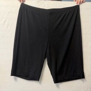 Chico's Classic Black Bermuda Shorts